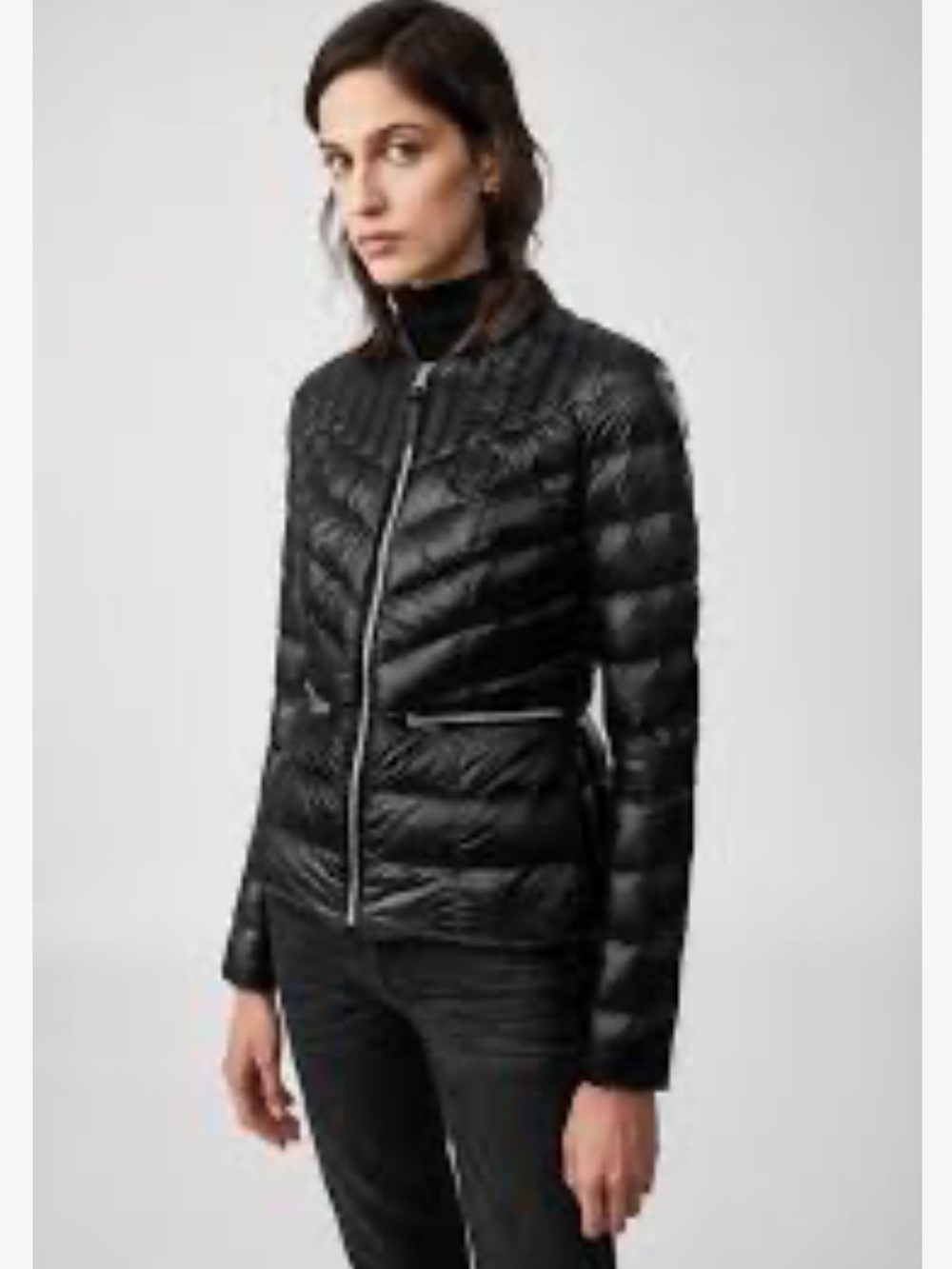 NWOT Mackage  Petra Black Quilted Down Puffer Jacket small